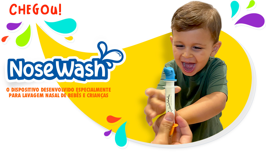 Seringa de Lavagem Nasal Para Bebês e Crianças NoseWash